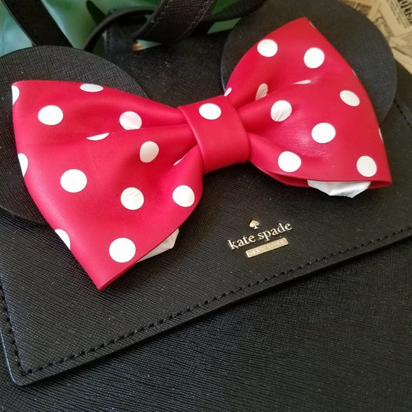 Neema Black Red Kate Spade Disney Minnie Mouse Bag - Picture 3 of 11